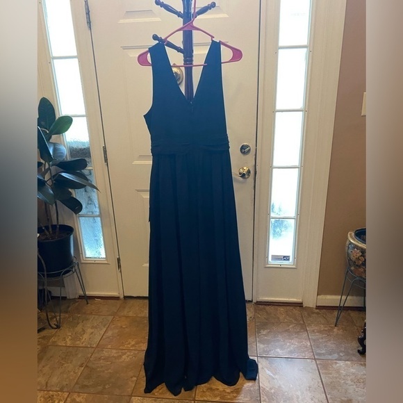 NWT LULU’S NAVY BLUE MAXI DRESS SIZE XL - Picture 15 of 16